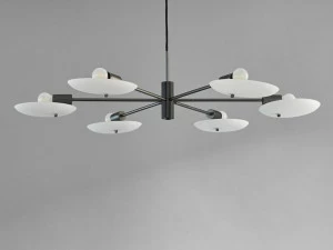 101 Copenhagen Светодиодная подвесная лампа из непрозрачного стекла и алюминия  193003