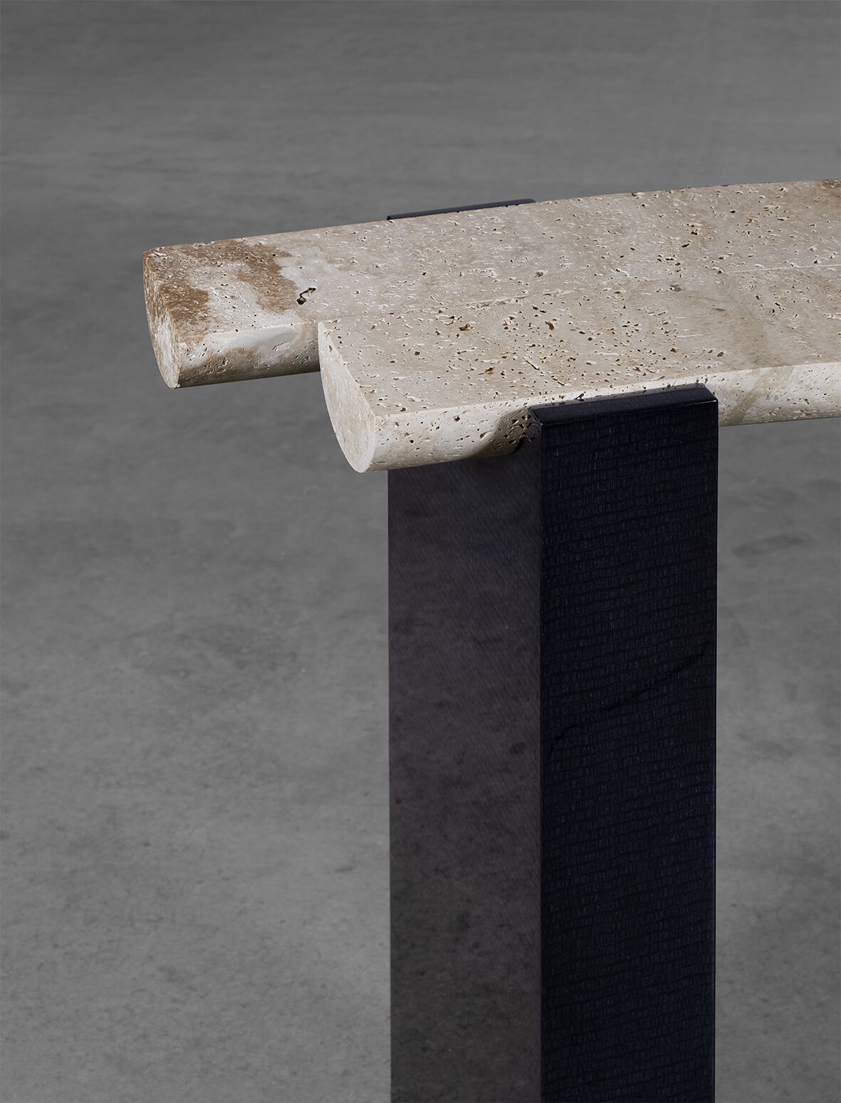 Травертин и деревянная консоль Movimento Gallery Tipstudio ARCH-00081180 - Вид №3