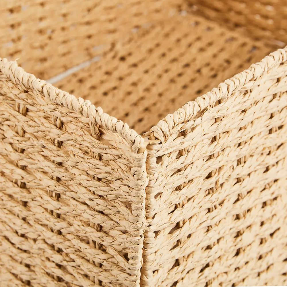 SPACEO Корзина для интерьера из бумажных нитей с металлическим каркасом 89344339 Kub STLM-1090814 - Вид №3