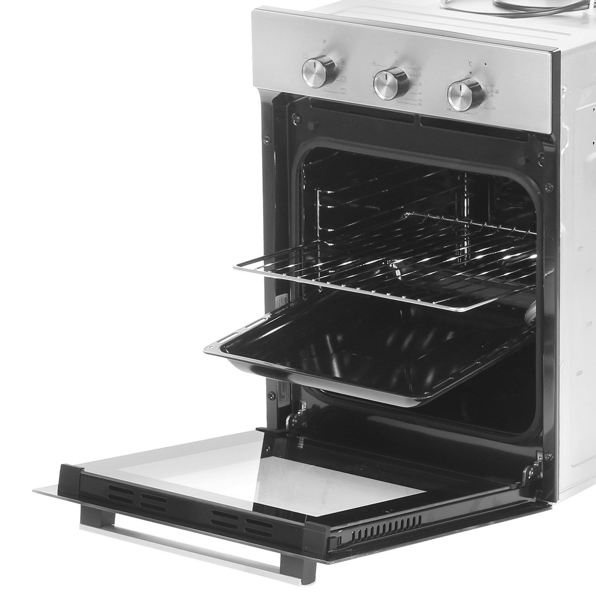 8186939 Электрический духовой шкаф Simfer B4EM16016 серебристый STDN-0045240 - Вид №5