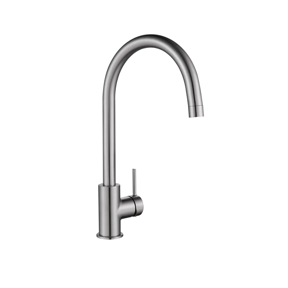 Смеситель кухонный Delinia Loa общая высота 38.6 см цвет никель матовый STLM-2067561 - Вид №2