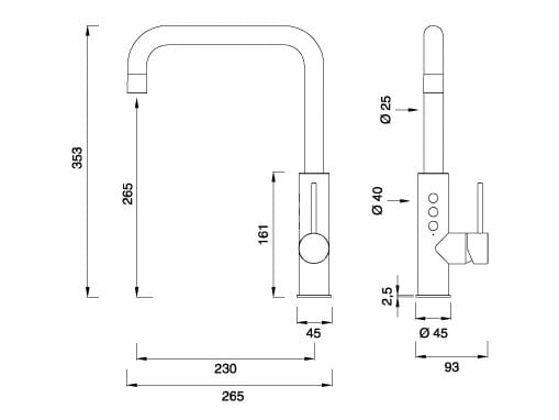 Смеситель для кухни / диспенсер для питьевой воды CEADESIGN ECO-DRINKING TAP WATER ARCH-00089578 - Вид №1