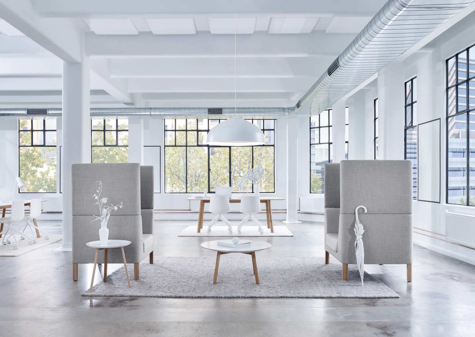 Тканевый диван с высокой спинкой Ross Gardam На заказ ARCH-00035083 - Вид №2