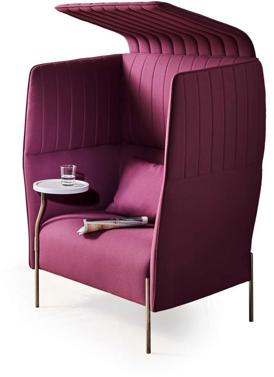 ESTEL GROUP Мягкое кресло из ткани с высокой спинкой Dolly sun-id-1471007 - Вид №5