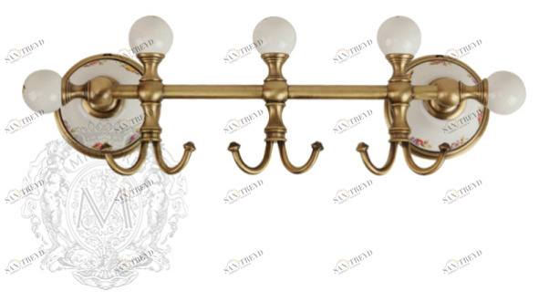 Планка с тремя крючками MIGLIORE Provance Ml.PRO-60.539.BR, цвет бронза 