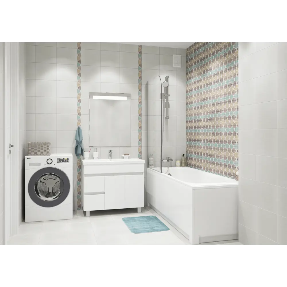 Декор Хельга «Листья», 20х30 см Kerama Marazzi STLM-2052302 - Вид №3