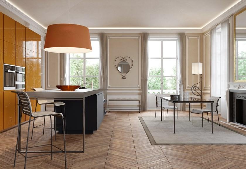 Barel Квадратный стол из прочного железа и хрусталя sun-id-1364260 - Вид №1