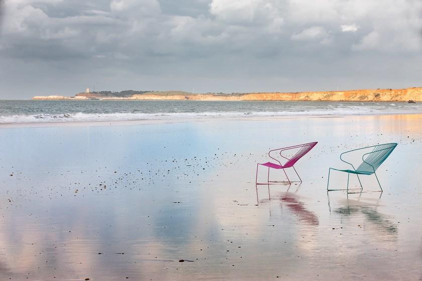 iSimar Штабелируемое садовое кресло из стали с подлокотниками Bolonia 9143 - Вид №5