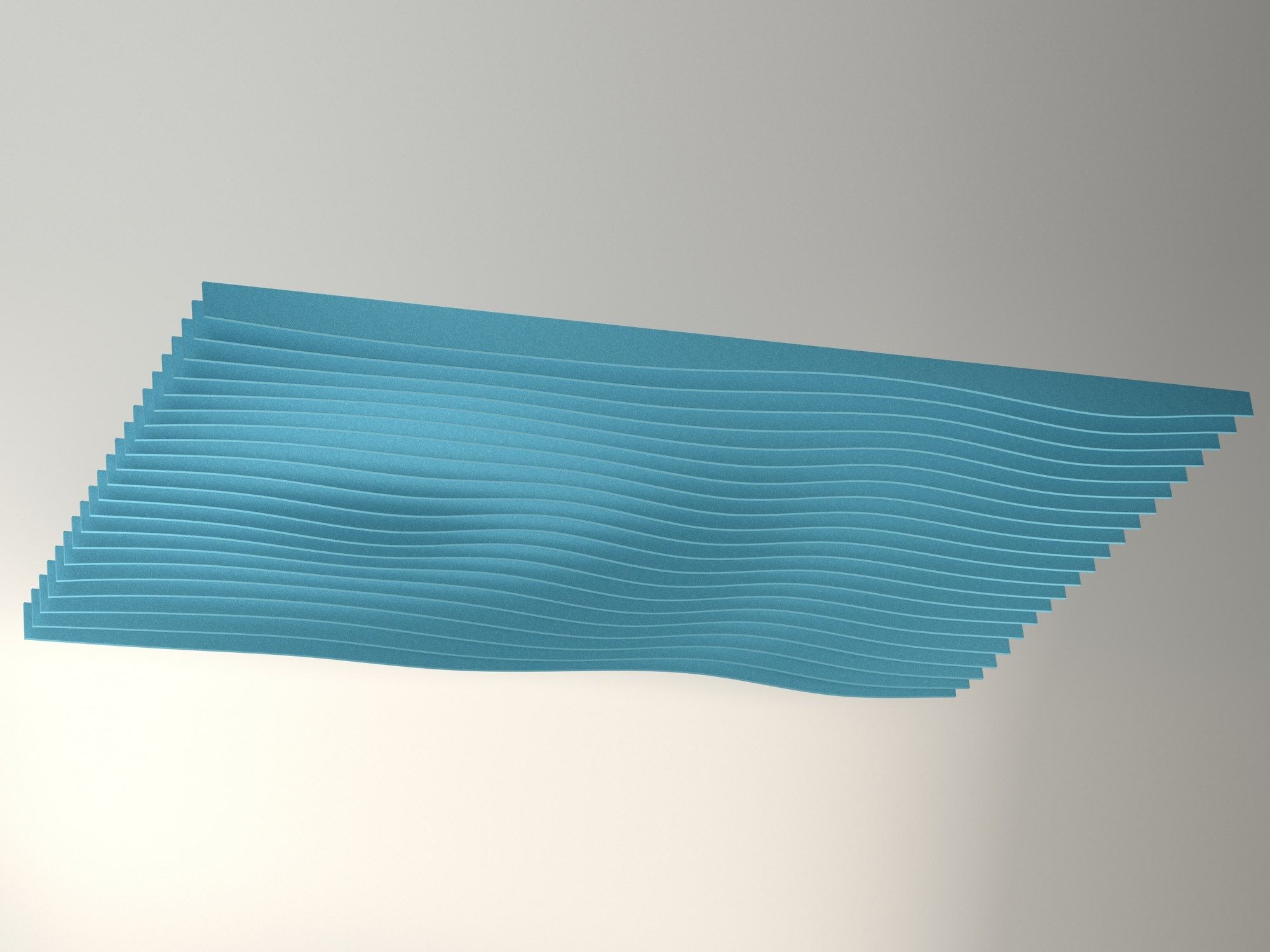 Пластиковая подвесная акустическая панель IMPACT ACOUSTIC® WAVE RIPPLE ARCH-00100534