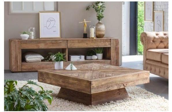 Arrediorg.it® Тумба под телевизор из массива дерева Woodside Ah707 tv cabinet  - Вид №3