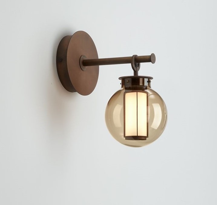 089724 Бра A DI DI янтарное стекло Parachilna Bai Santreyd