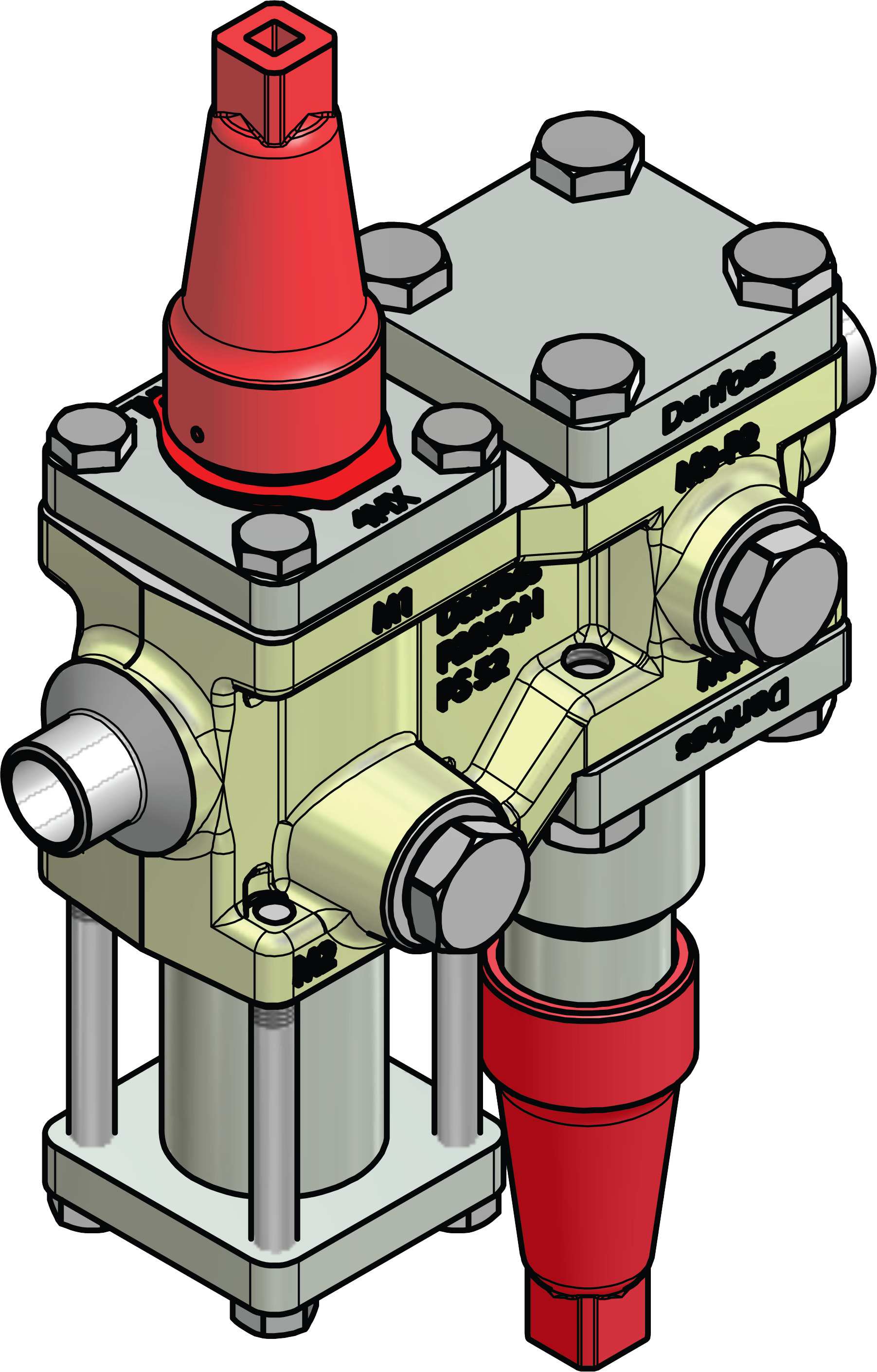 Danfoss ICF 15 — многофункциональные клапанные станции ICF 15-4-10H Клапан-регулятор универсаль 027L4524  - Вид №14