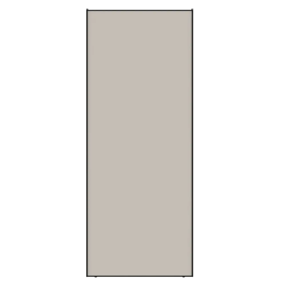 Дверь-купе KONSENSA 225.5x90.4 см МДФ цвет кашемир профиль черный узкий STLM-2168754 - Вид №1