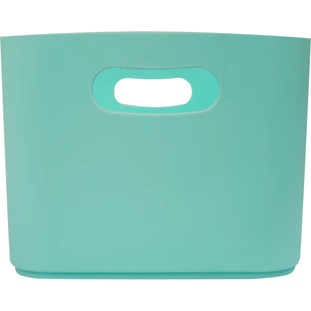 Корзина Home цвет 15.79x12.12x11.5 см пластик мята Santreyd STLM-2112358 - Вид №3