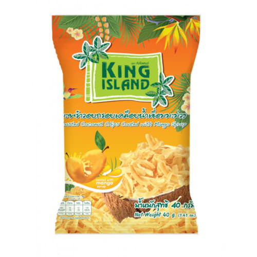 Кокосовые чипсы с манго King Island 40 г Santreyd 13358