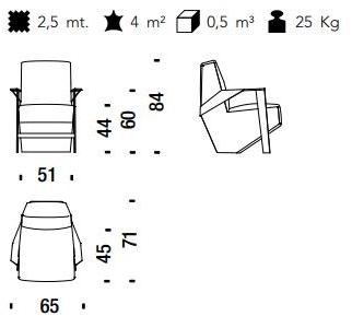 Moroso Мягкое кресло с подлокотниками Silver lake sun-id-1496002 - Вид №13