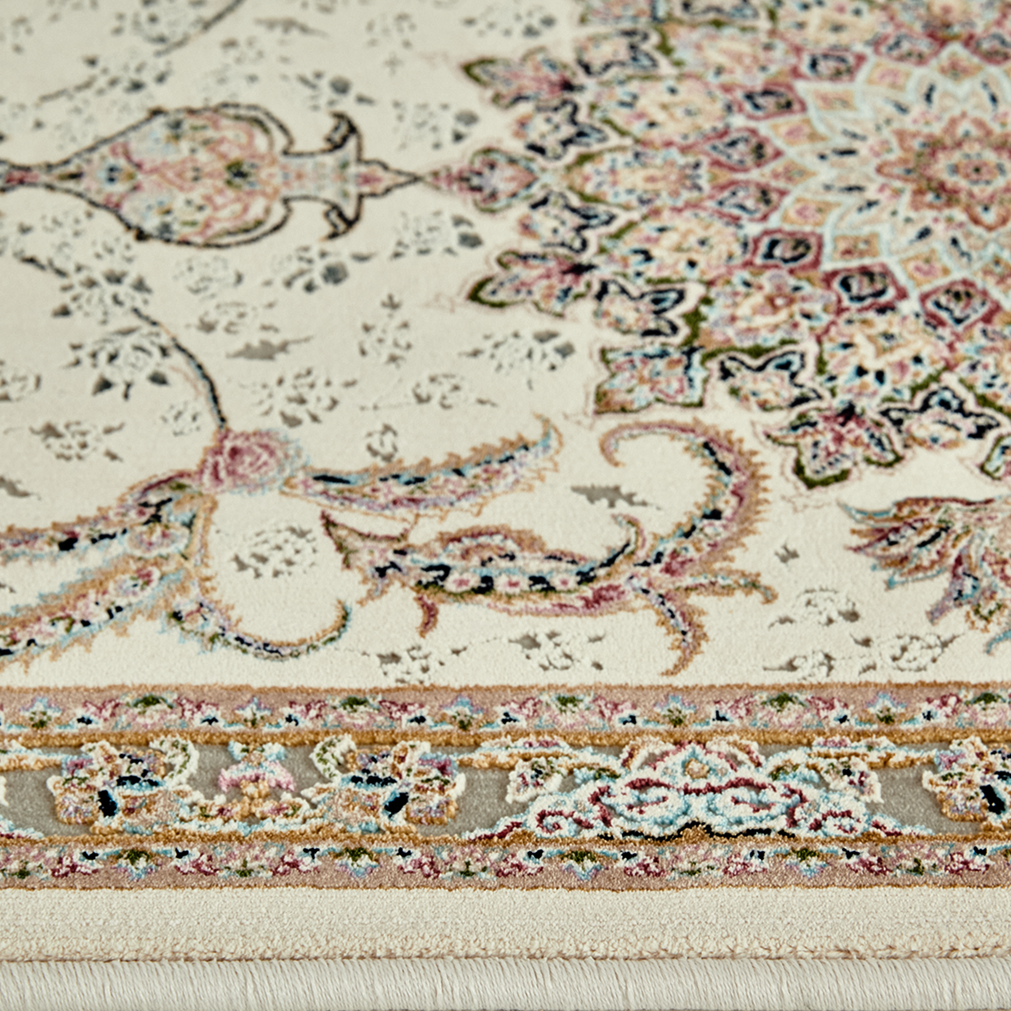 86370489 Ковер полиэстер Viyana 50х80 см цвет кремовый STLM-0068231 Santreyd  - Вид №3