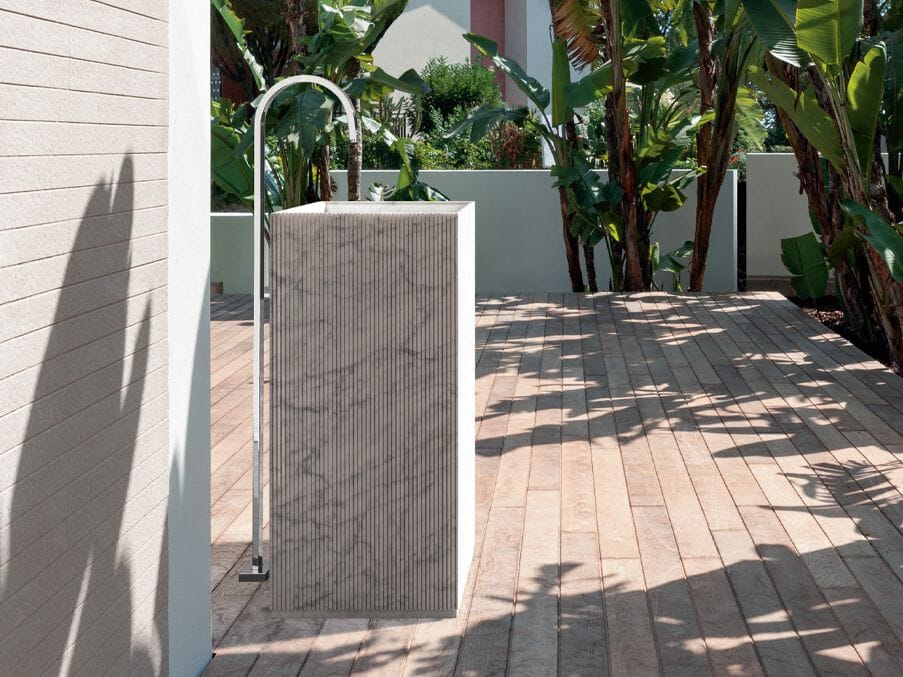 Каррарский мрамор квадратный отдельно стоящий умывальник ARCOM Монолит ARCH-00057167 - Вид №1