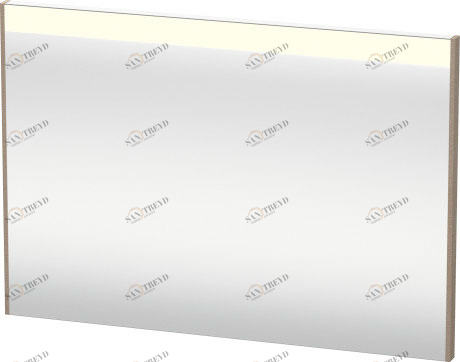 BR700307575 Brioso Зеркало с подсветкой Лен, декор Duravit