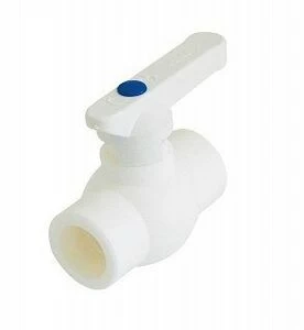 Кран шаровый KALDE D25 с рычагом белый