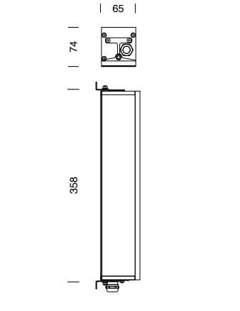 Открытый настенный светильник Platek Tetra ARCH-00123230 - Вид №2