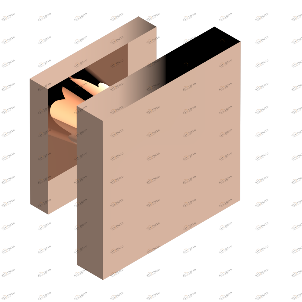 A6B-26BP Ручка среднего размера Thg-paris Profil с рукоятками Розовое золото A6B-26BP CAT.F