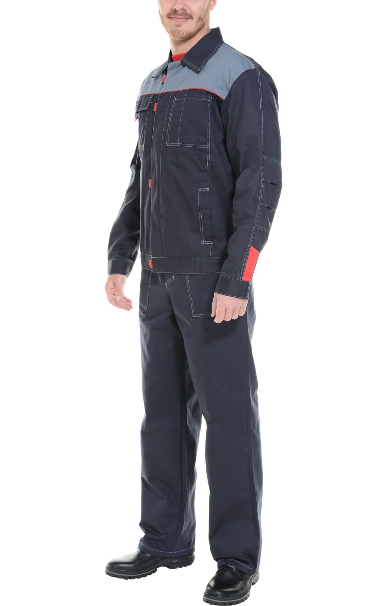 69264 Костюм "Профи" темно-серый  Летняя спецодежда  размер 52-54/182-188  - Вид №14