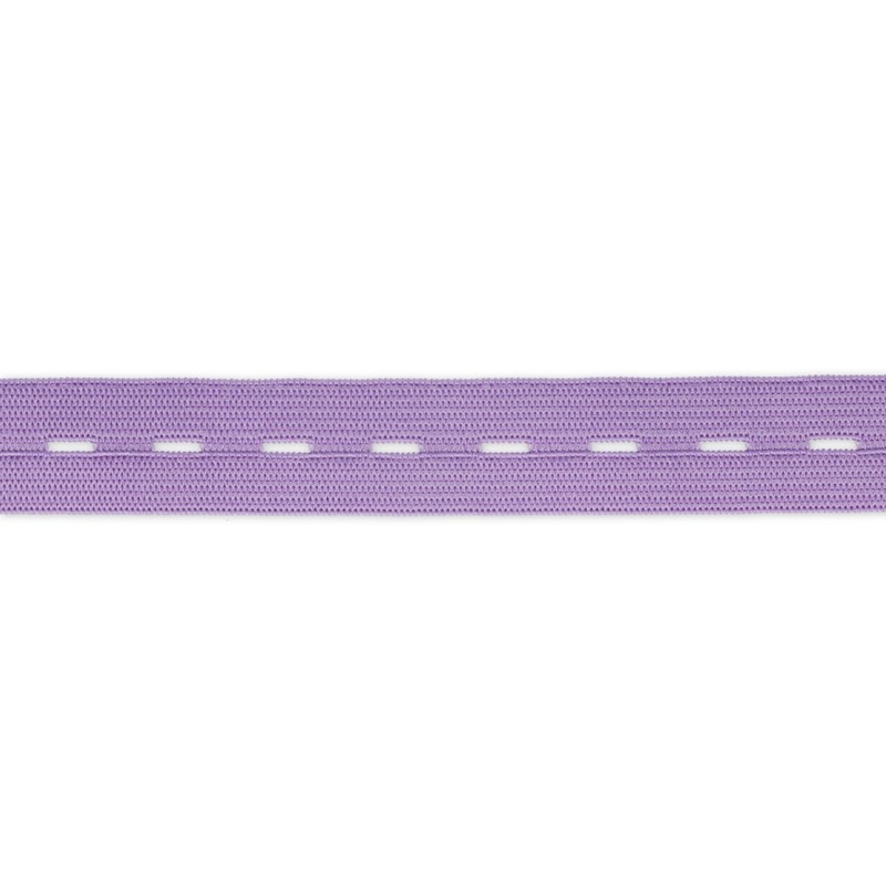 0120 цв. Лента эластичная 20 мм перфорированная №092 сиреневый Santreyd 