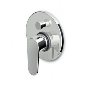 ZSN134 - R99684 Смеситель для ванны и душа, однорычажный, с переключателем. <br> Картридж с ограничителем расхода и температуры. Zucchetti Sun