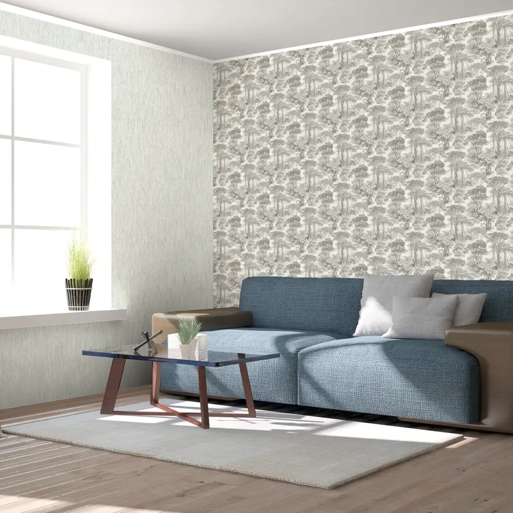 Обои флизелиновые Московская обойная фабрика Сполето белые 1 1.06 м STLM-2119878 - Вид №3