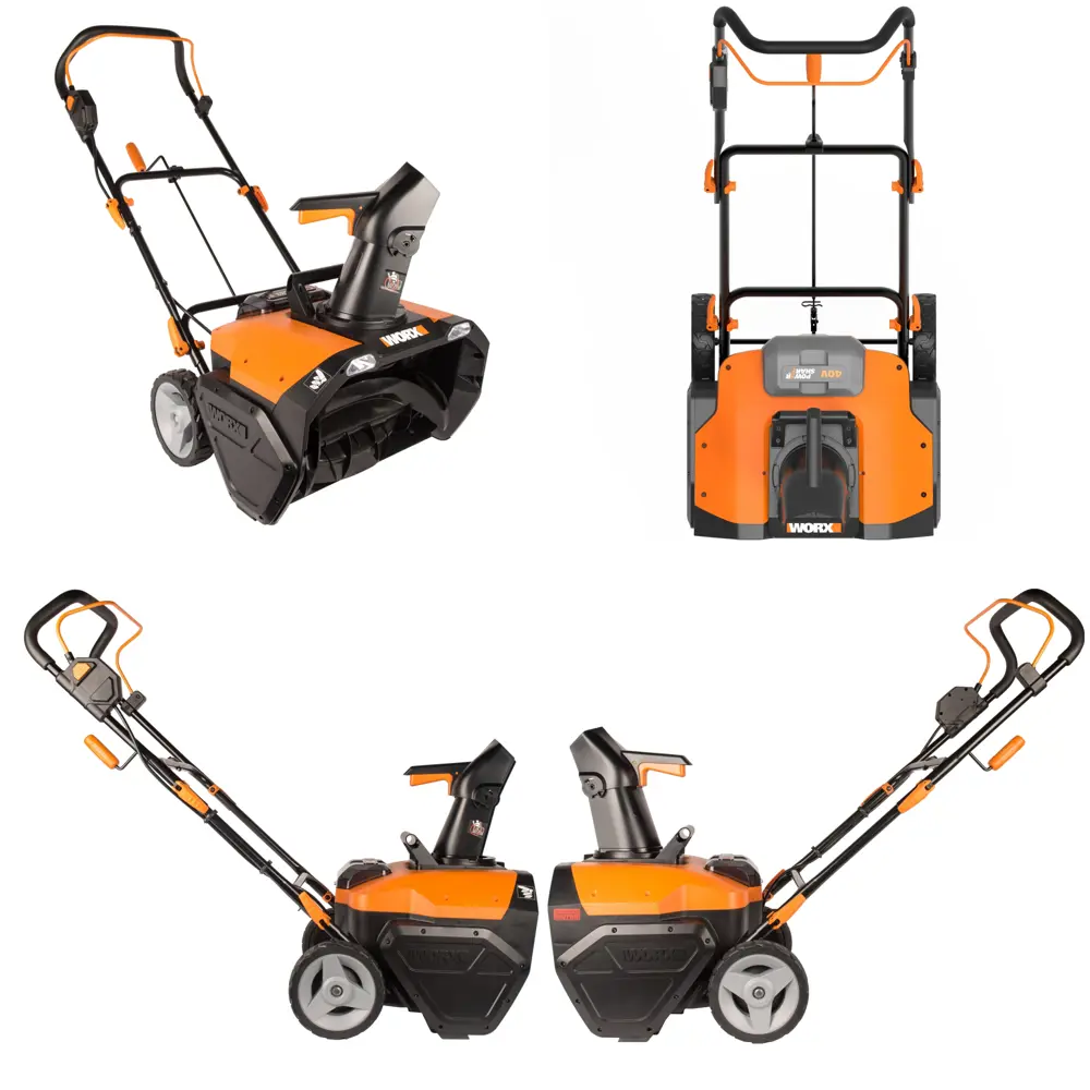 Снегоуборщик аккумуляторный WORX Бесщёточный WG471E.9 50 см 18 В x без АКБ и ЗУ STLM-2202618 - Вид №2