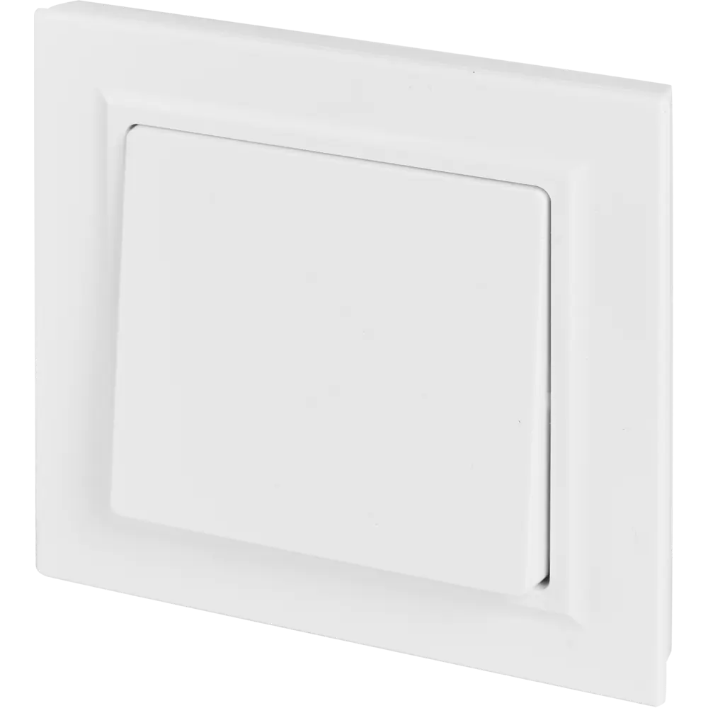 Выключатель IEK Brite одноклавишный скрытого монтажа в белом матовом исполнении 87761705 STLM-1105718