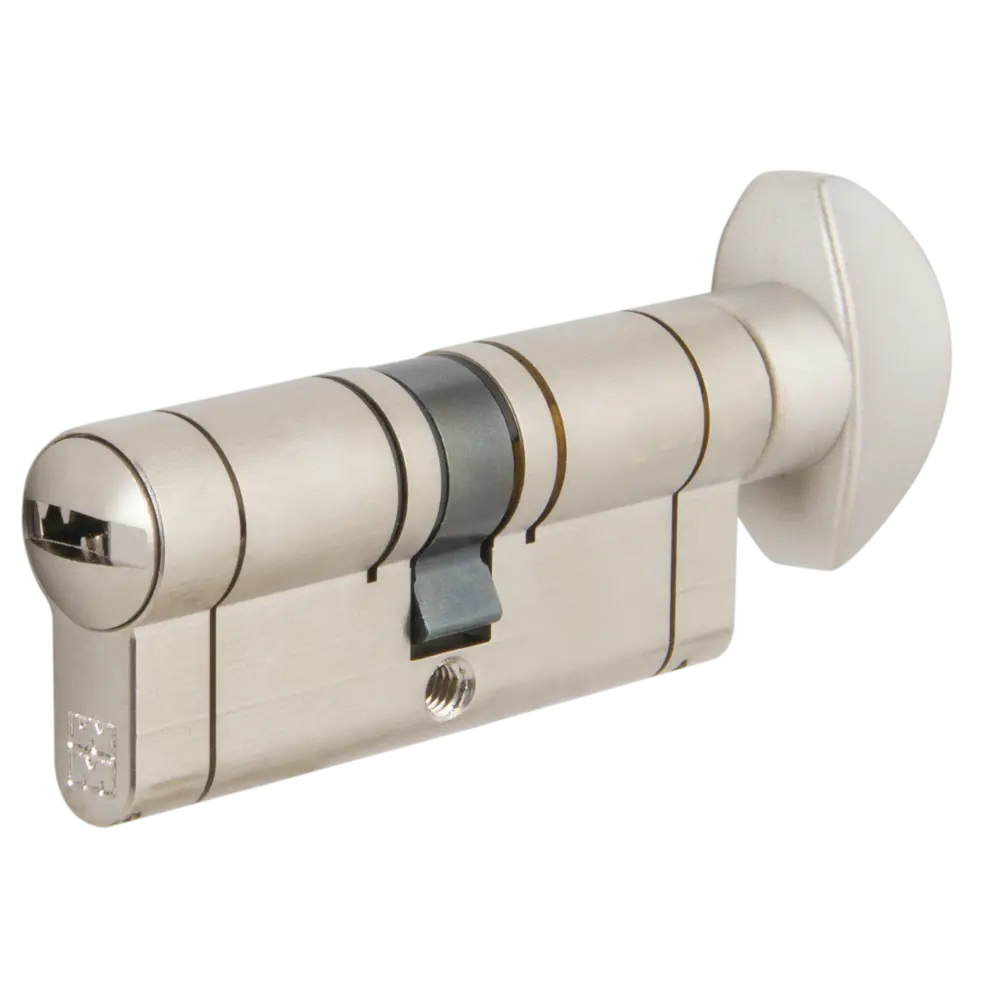 Цилиндр Mottura Champions Pro CP4F414101R, 36x10x36 мм, ключ/вертушка, цвет матовый никель STLM-2108022