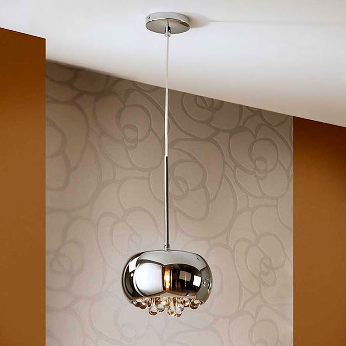 Подвесной светильник Argos от Schuller хром 1 лампа 509010 SCHULLER ДИЗАЙНЕРСКИЕ 243402 Хром  - Вид №1