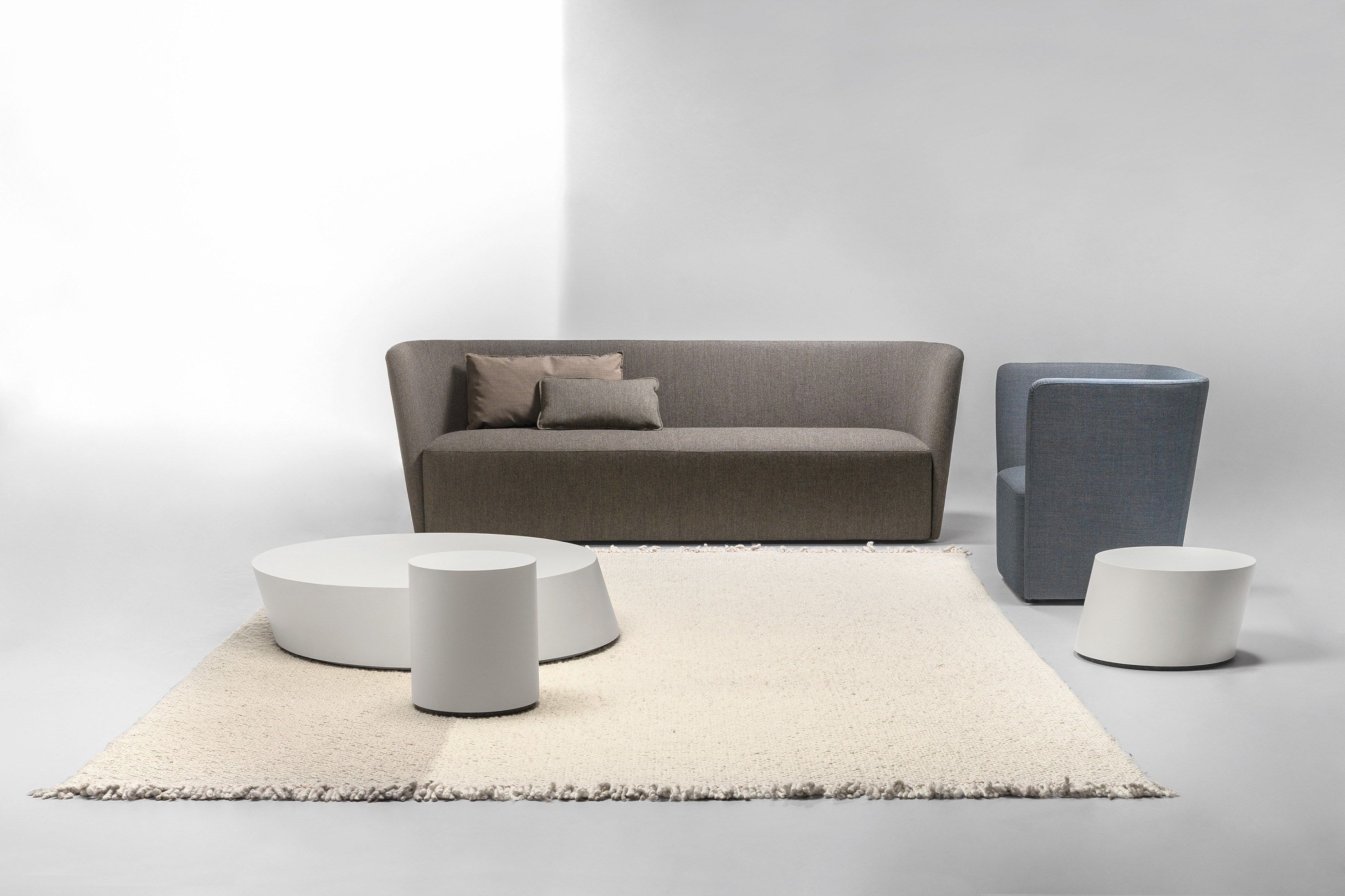 3-местный контрактный диван La Cividina велюр ARCH-00024477 - Вид №1