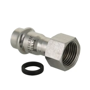Тройник Valtec 22x18x22 мм нержавеющая сталь 88287828 STLM-2023648