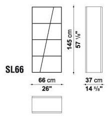 B&B Italia Открытый двусторонний книжный шкаф из Corian® Shelf sun-id-1481264 - Вид №7