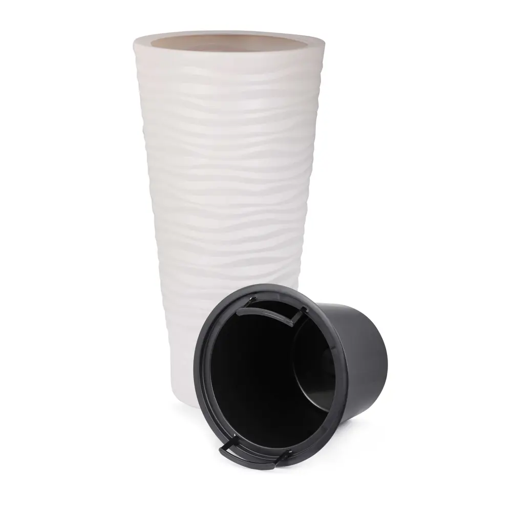 Кашпо Оазис ø35 h68.5 см v43 л пластик бежевый Santreyd STLM-2198323 - Вид №2