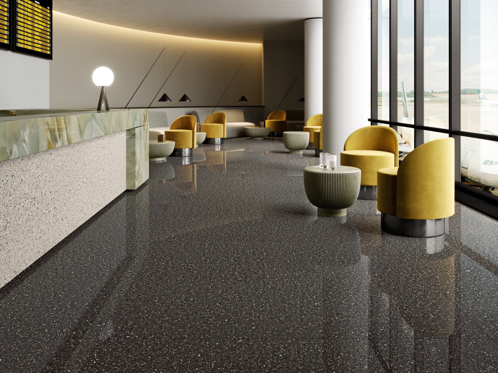 Пол / облицовка керамогранита для интерьера с эффектом камня ARIOSTEA академия полного тела ARCH-00024995 - Вид №3