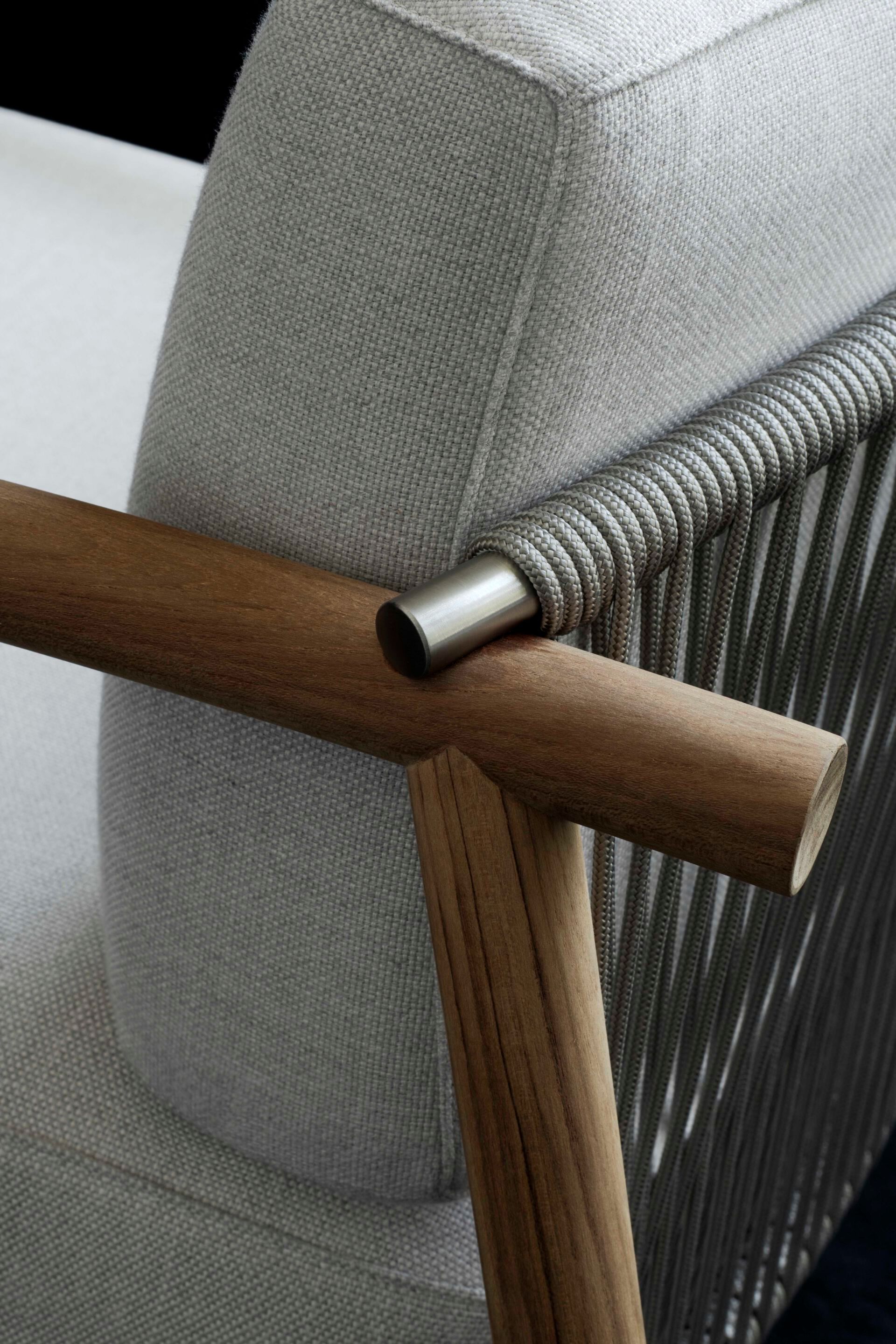 Тканевое садовое кресло с подлокотниками Living Divani Касуми ARCH-00047709 - Вид №5