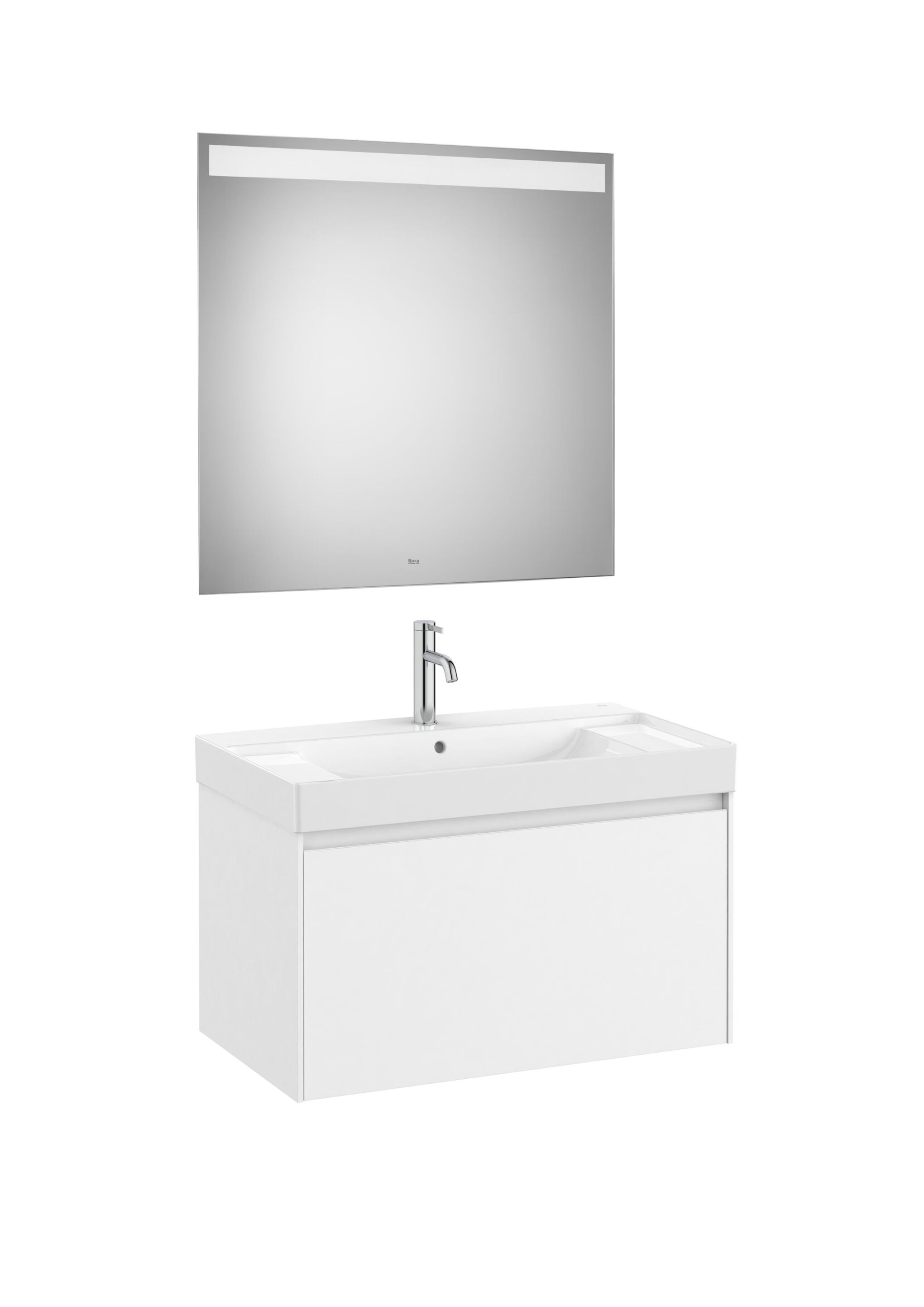 Деревянный одиночный умывальник с зеркалом Roca UNIK A8516 / A8517 ARCH-00015558 - Вид №7