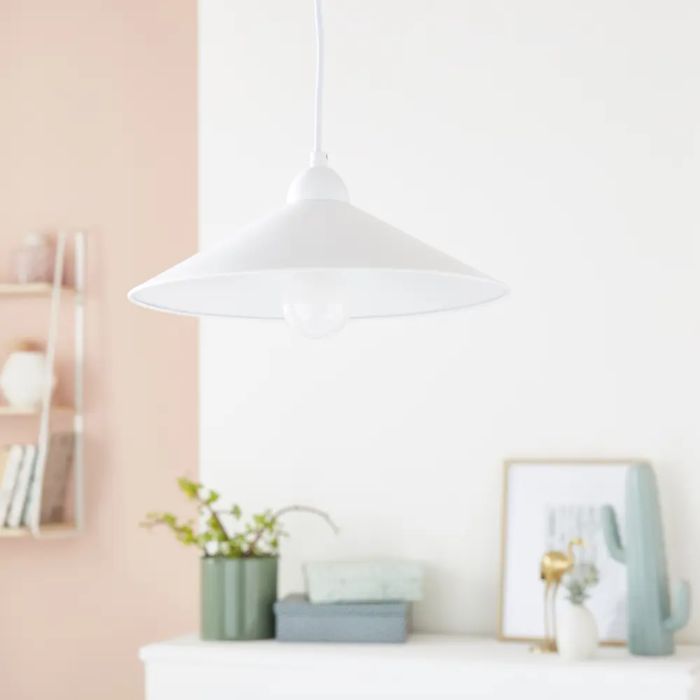 Светильник подвесной KREAFORTA Gapan цвет белый STLM-2039072 - Вид №10