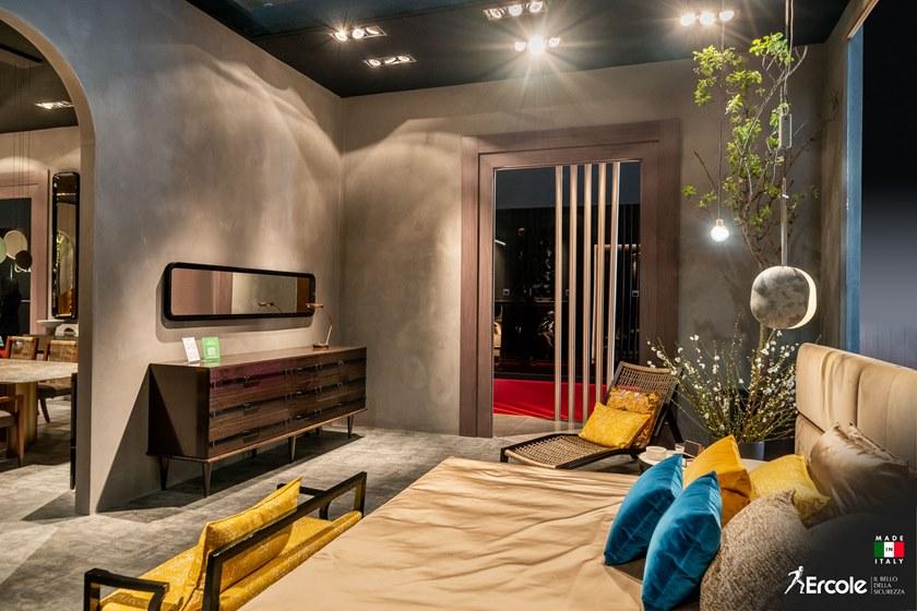 Ercole Бронированная поворотная дверь из массива дерева заподлицо со стеной sun-id-1481421 - Вид №9