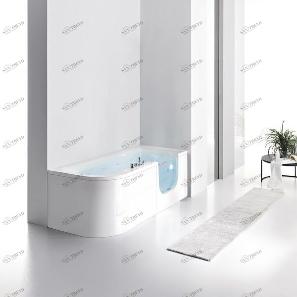 Ванна угловая FOR ALL 180 см с гидромассажем 2FLA1D4W Gruppo Geromin