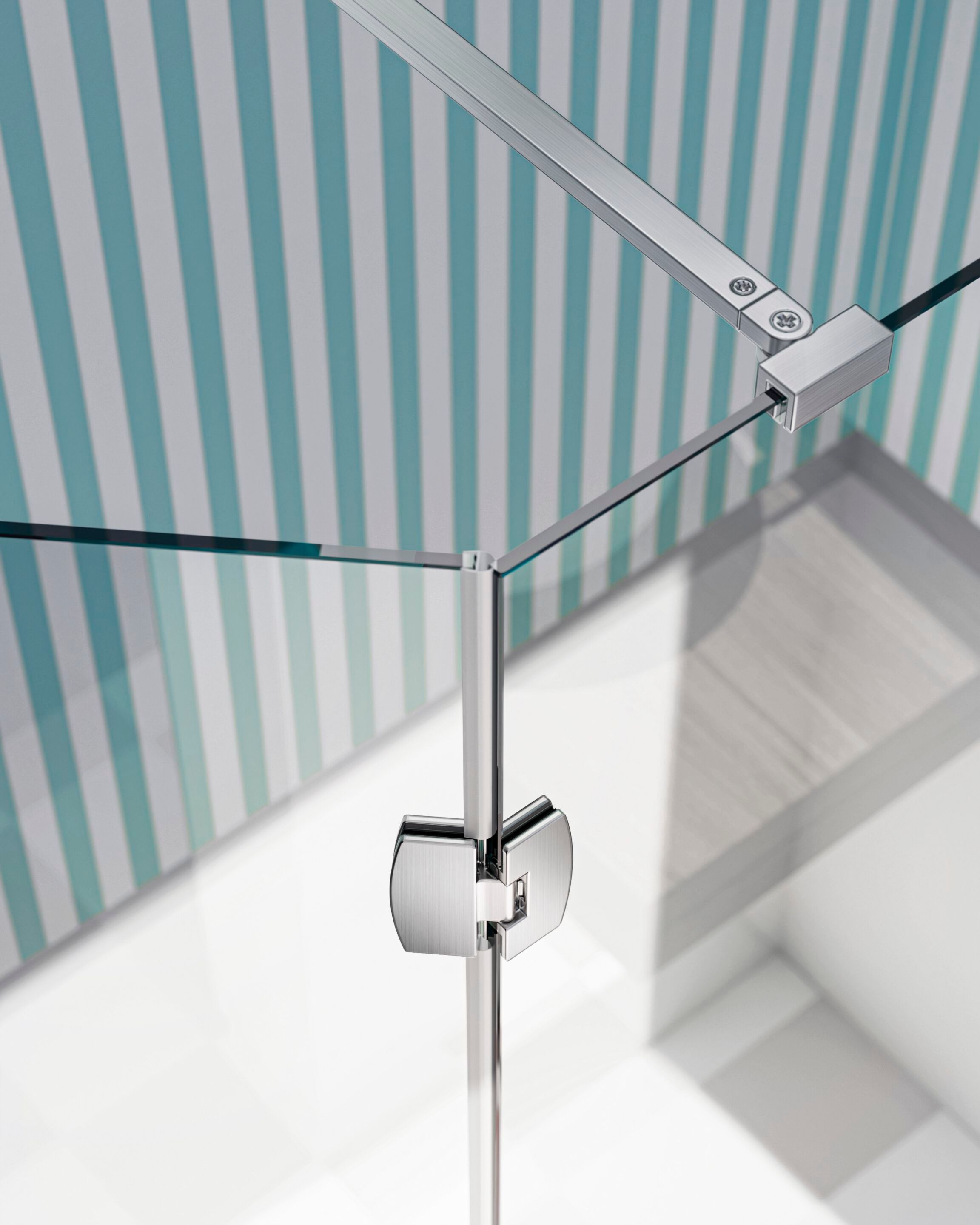 Алюминиевый и стеклянный душ TAMANACO WALK-IN ARCH-00018928 - Вид №1