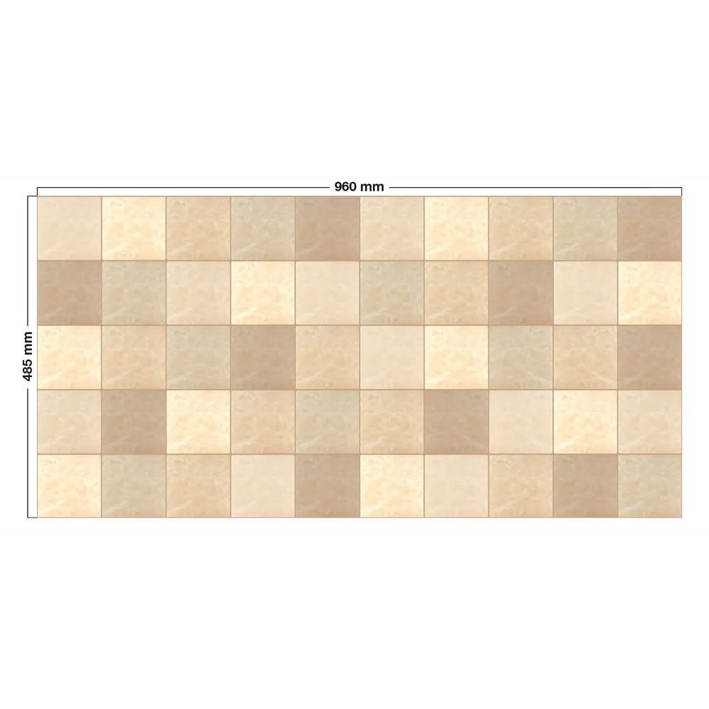 Панель ПВХ Латте 960х485x3 мм, 0.47 м² Santreyd STLM-2062583