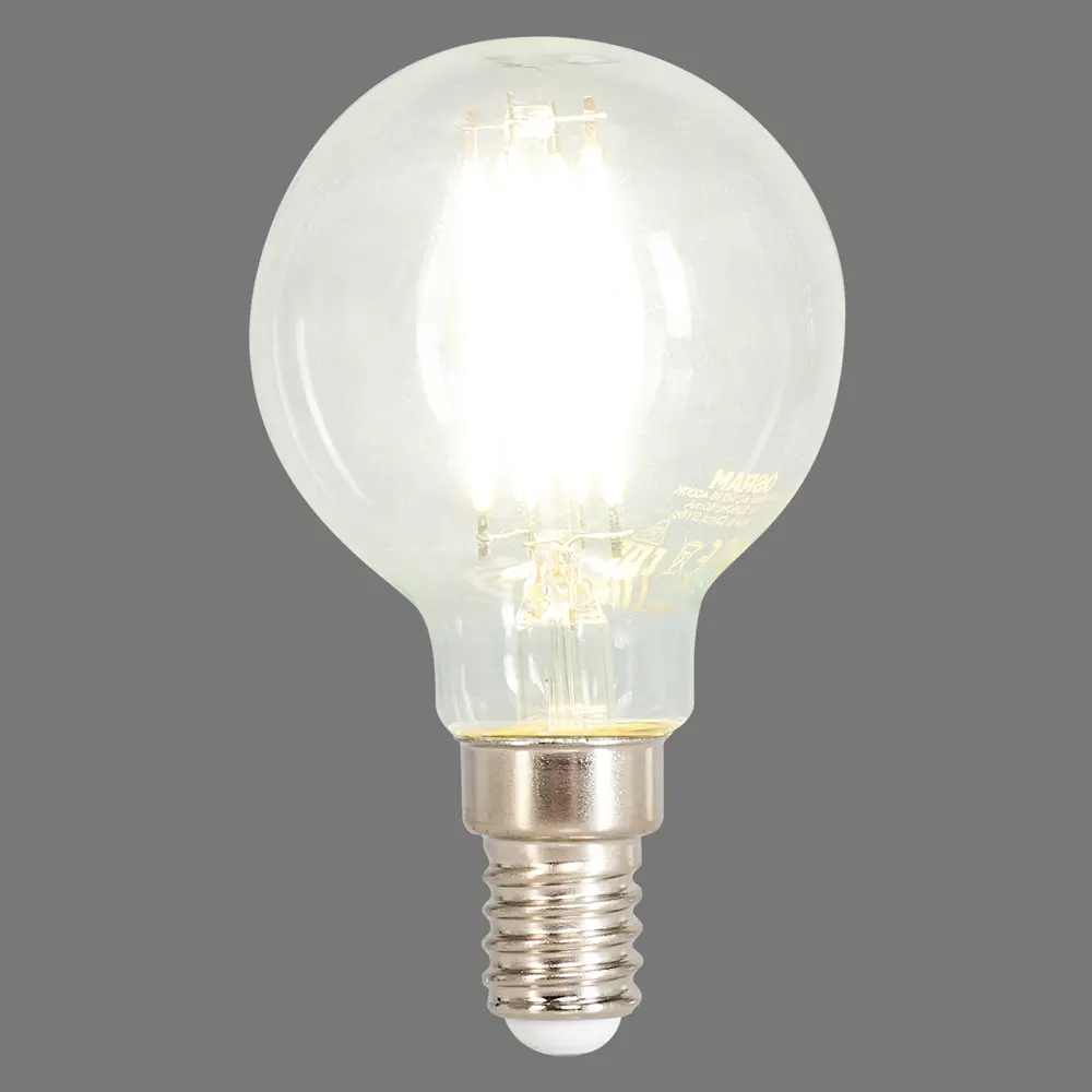 Лампа светодиодная Osram E14 220 В 6 Вт шар прозрачная 800 лм белый свет STLM-2045851 - Вид №2