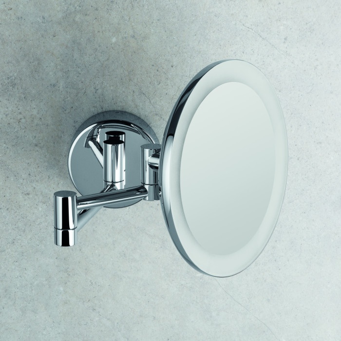 B9751 Contract Настенное косметическое зеркало с LED подсветкой (3-х кратное) COLOMBO COMPLEMENTI Colombo Design