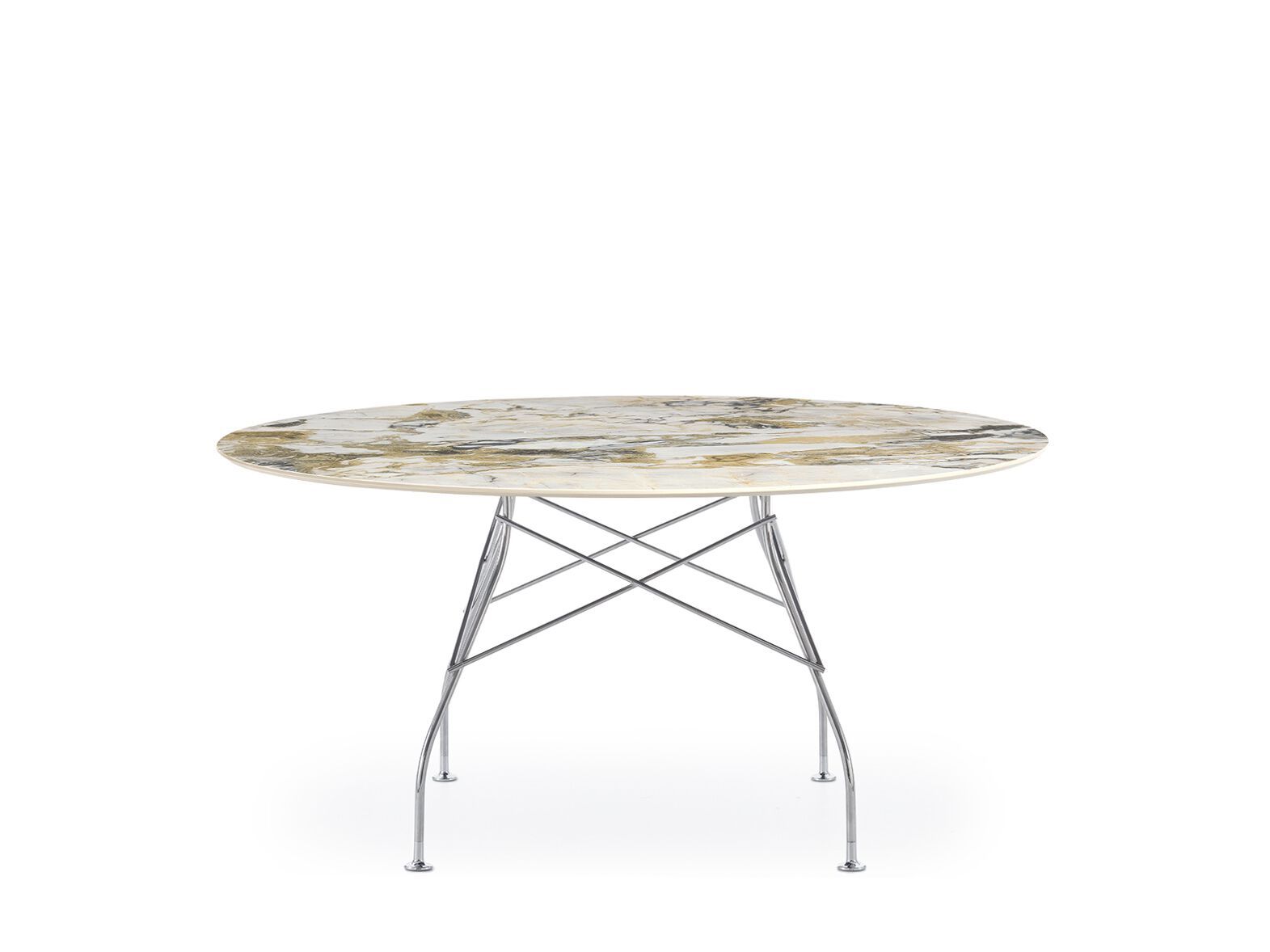 Круглый обеденный стол из керамогранита Kartell GLOSSY XXL ARCH-00076055 - Вид №16