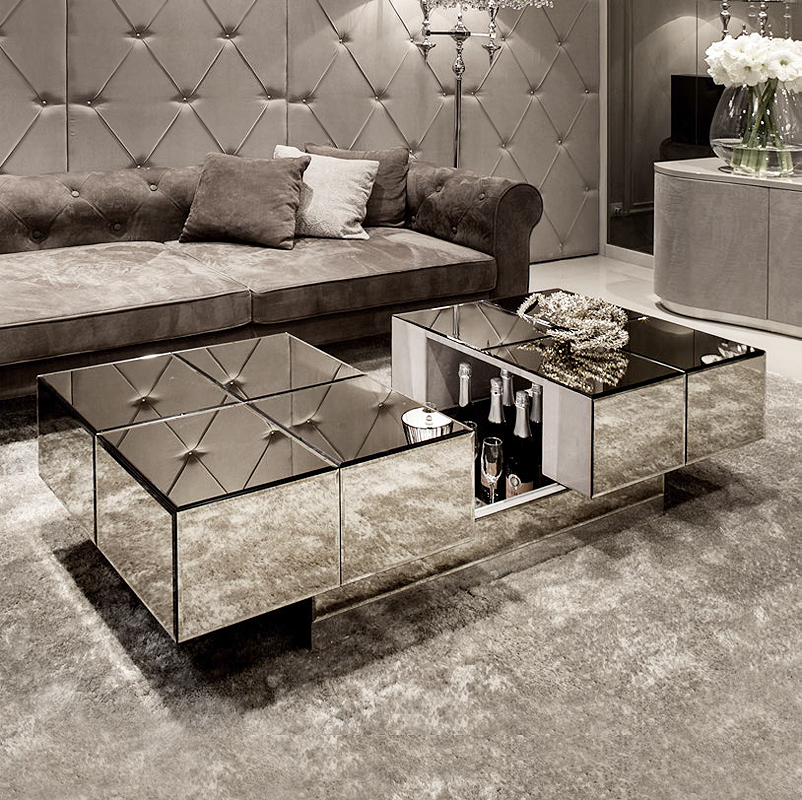 Стол журнальный  DV HOME COLLECTION ENVY BAR MIRROR tavolino 